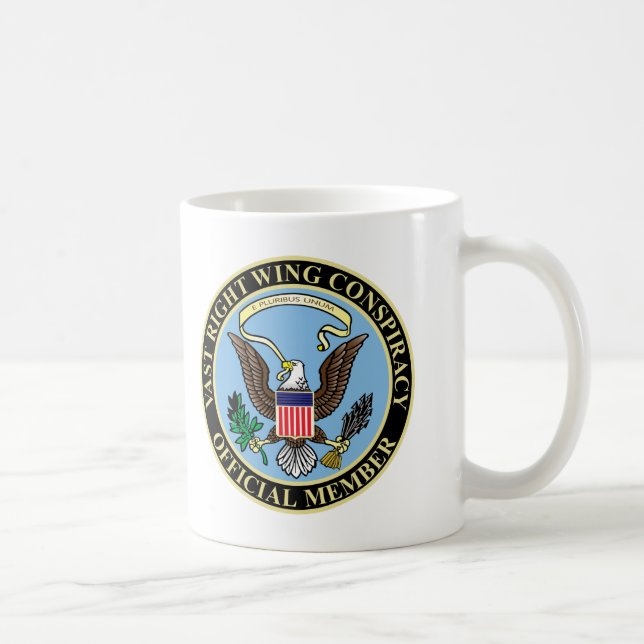 Taza De Café Miembro oficial de la conspiración extensa de la (Derecha)