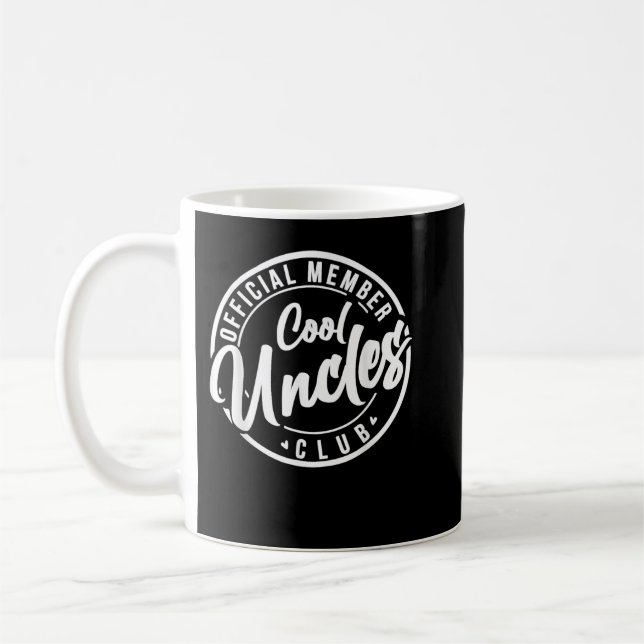 Taza De Café Miembro oficial del Guay Uncles Club vinagre fahda (Izquierda)