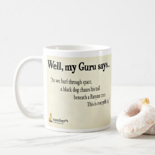 Taza De Café Mientras que lanzamos a través de espacio, un