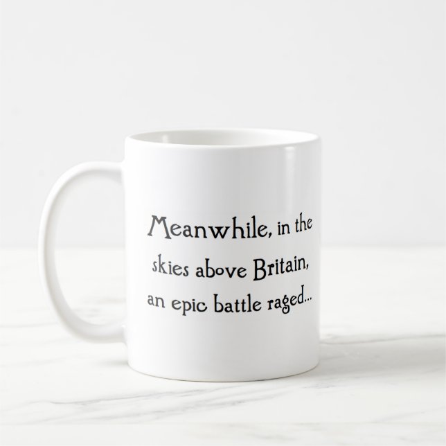 Taza De Café mientras tanto, sobre britain (Izquierda)