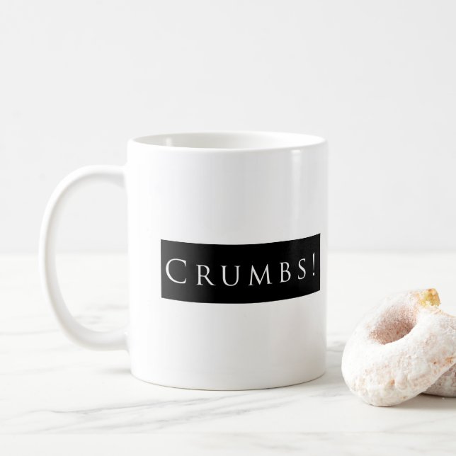 Taza De Café ¡Migas! Negro llano (Con donut)