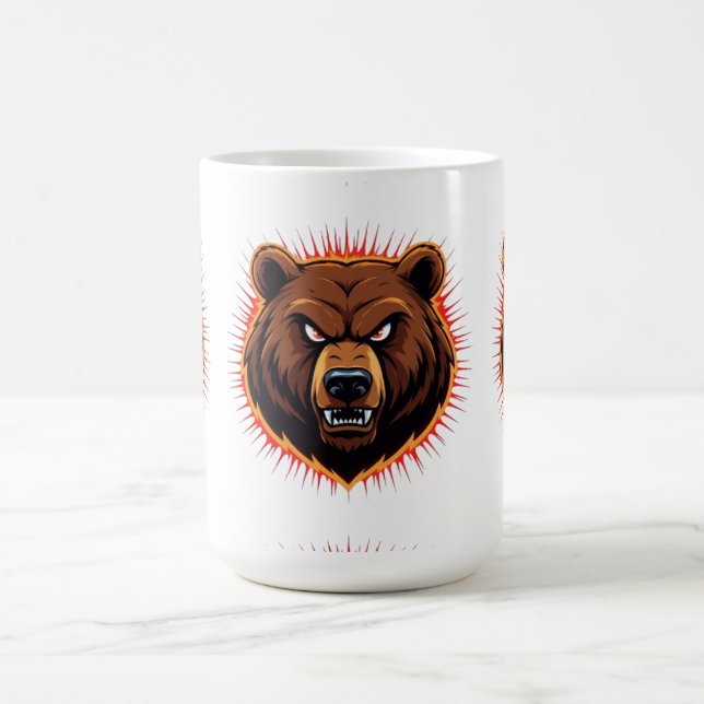 Taza De Café Mighty Bear – Raw Strength of Nature (Centro)