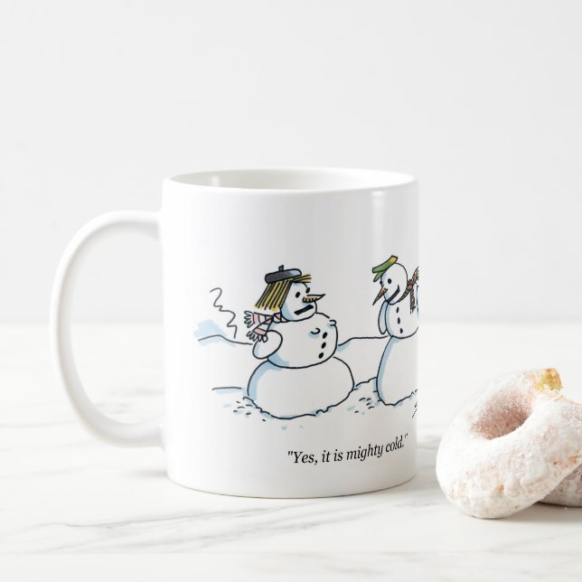 Taza De Café Mighty Cold Mug (Con donut)