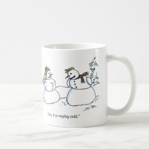 Taza De Café Mighty Cold zumbido de la mano izquierda