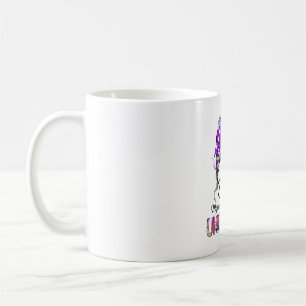 Taza De Café Migraine Cefache Awareness Ribbon Support Regalos