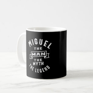 Taza De Café Miguel Nombre personalizado Regalo de cumpleaños