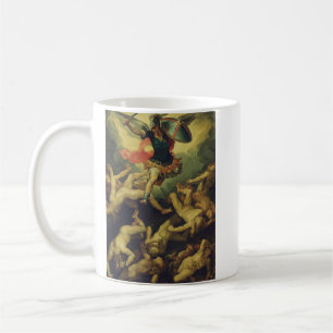 Taza De Café Miguel y los ángeles caídos por Giuseppe Cesari
