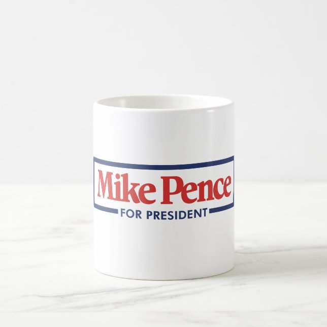 Taza De Café Mike Pence para presidente 2024 (Centro)