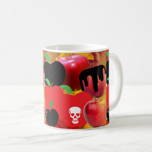 Taza De Café Mikitiez cráneo rojo manzana tóxica vegana verano