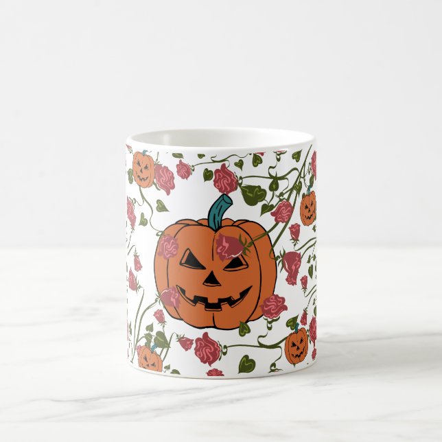 Taza De Café Mikitiez halloween calabaza espeluznante Octubre o (Centro)