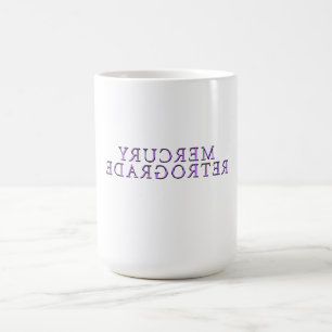 Taza De Café Mikitiez lavender mercuryretrogrado galaxia astro