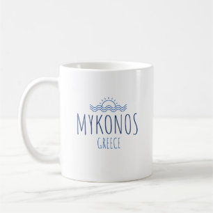 Taza De Café Mikonos Grecia