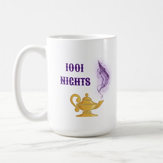 Taza De Café Mil y una noches en Aladdin Magic Genie (Izquierda)