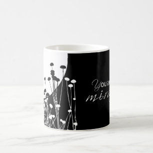 Taza De Café Milagro de Recuperación, Blanco y Negro