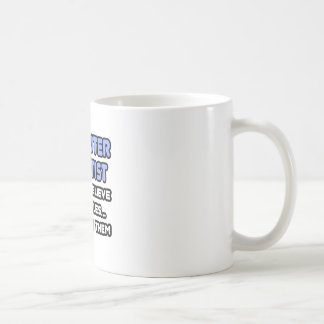 Taza De Café Milagros y científicos informáticos