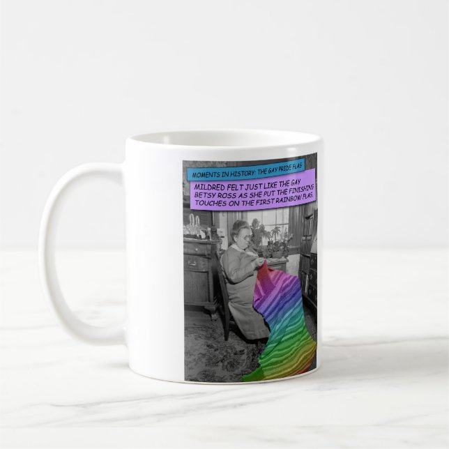 Taza De Café Mildred, la chica gay Betsy Ross (Izquierda)