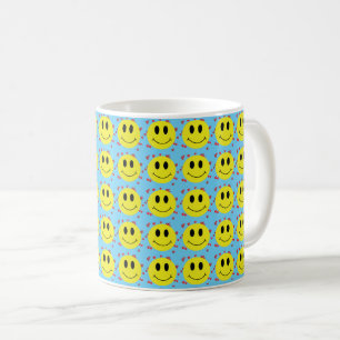 Taza De Café Miles de sonrisas clásicas grin caras
