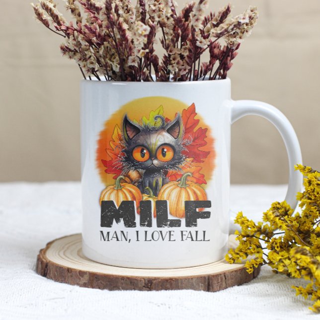 Taza De Café Milf, hombre que amo la caída (Subido por el creador)