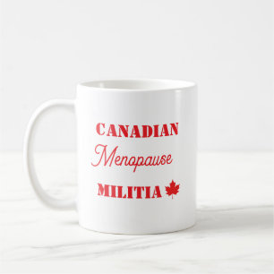 Taza De Café Milicia menopáusica canadiense
