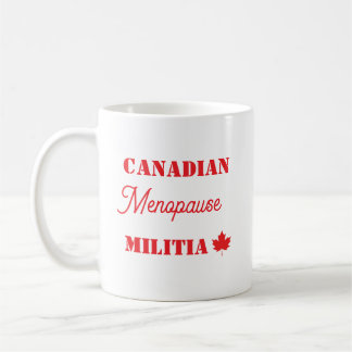 Taza De Café Milicia menopáusica canadiense