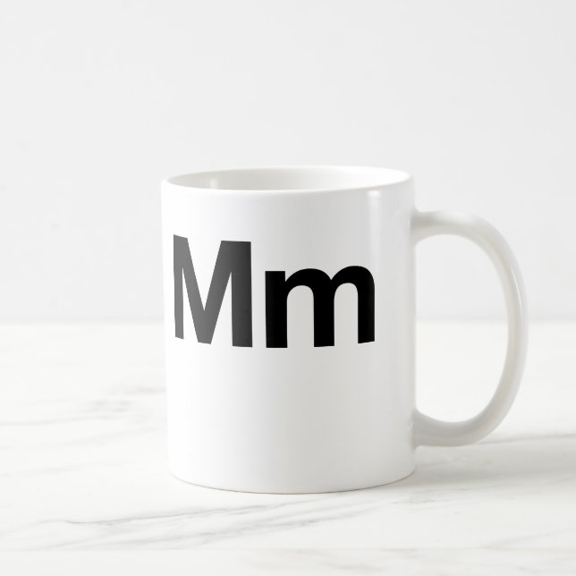 Taza De Café Milímetro Helvética (Derecha)