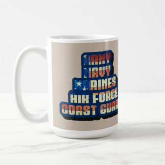TAZA DE CAFÉ MILITAR DE EE. UU. - GRACIAS