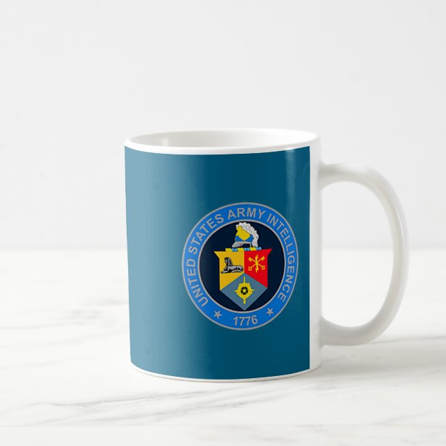 Taza De Café Military Security Agency Intelligence Corps Vetera (Derecha)