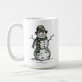 Taza De Café Military Snowman 