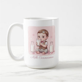 Taza De Café Milk Connoisseur Baby Boy Print Nursery