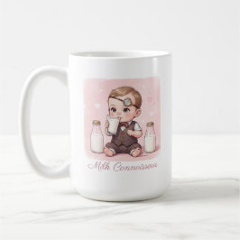 Taza De Café Milk Connoisseur Baby Girl Print Nursery