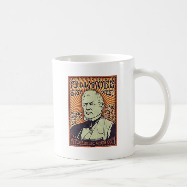 Taza De Café ¡Millard Fillmore - Whig hacia fuera! (Derecha)