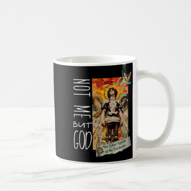 Taza De Café Millennial Saint The Eucharist Not Me God Premium  (Derecha)