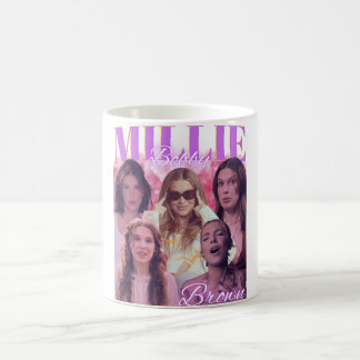 Taza De Café Millie Bobby Brown Aesthetic Collage Mug
