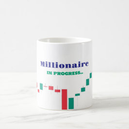 Taza De Café Millionario En Curso Comerciante Cerámica Mug, Bol