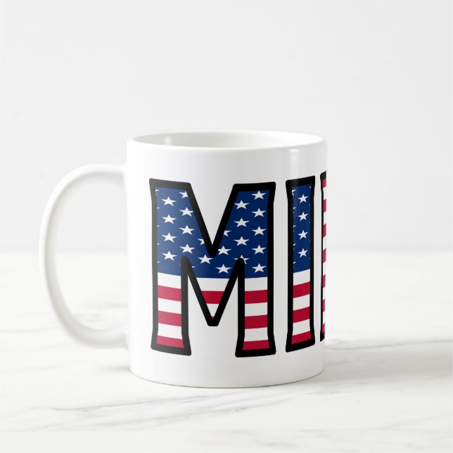 Taza De Café Milos Name Vorname USA styled Tasse Kaffeetasse (Izquierda)