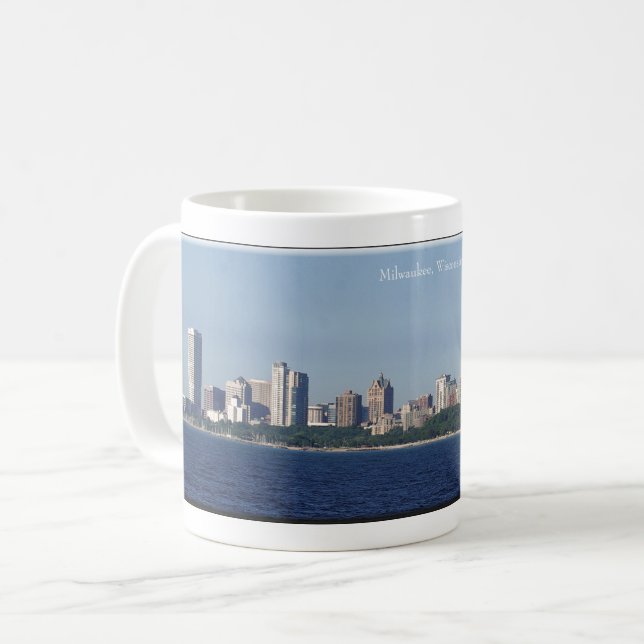 Taza De Café Milwaukee Skyline mug (Anverso izquierdo)