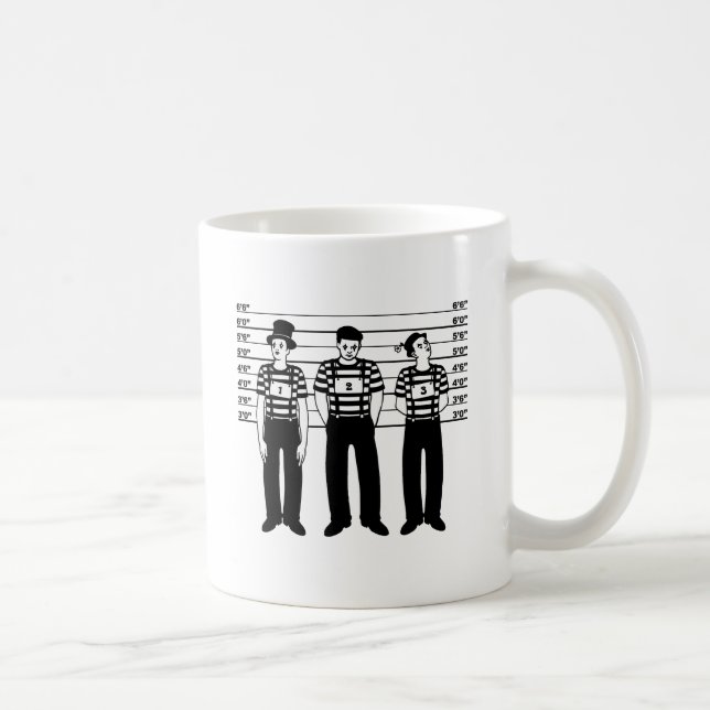 Taza De Café Mimes criminales (Derecha)