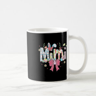 Taza De Café Mimi Easter Coquette Bow Feliz Conejo de Semana Sa