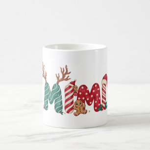 Taza De Café Mimi Mom Navidad Pan de Jengibre Caña de Caramelo