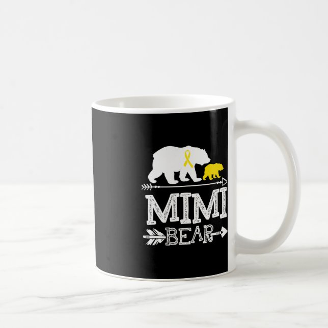 Taza De Café Mimi Tuvo Conciencia Sobre El Cáncer Infantil Mimi (Derecha)