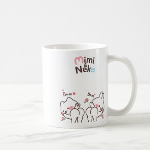 Taza De Café Mimi Y Neko Bum Bum Dancing