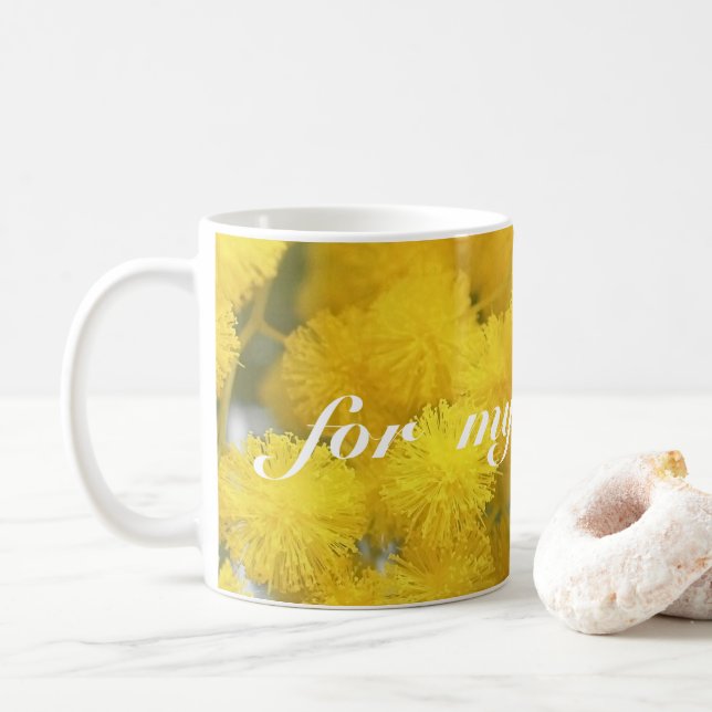 Taza De Café mimosa para la mamá (Con donut)