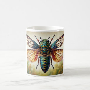 Taza De Café Mimothestus Insect Dorsal View 020824IREF219 - Wat