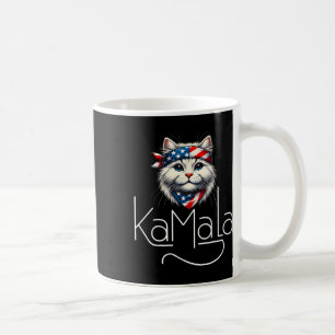 Taza De Café Mín positivo de letras de gatos de camisas de Kama