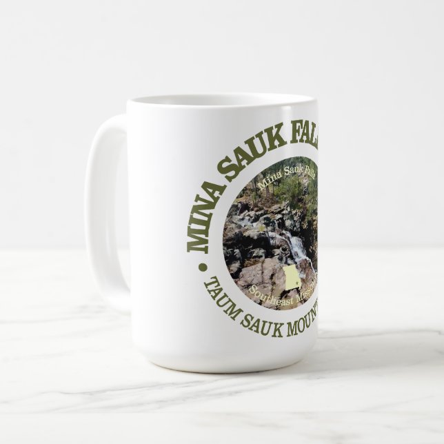 Taza De Café Mina Sauk Falls (rd.) (Anverso izquierdo)