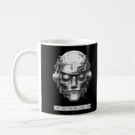 Taza De Café Mind Control Cyberpunk Robot