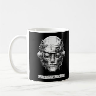 Taza De Café Mind Control Cyberpunk Robot