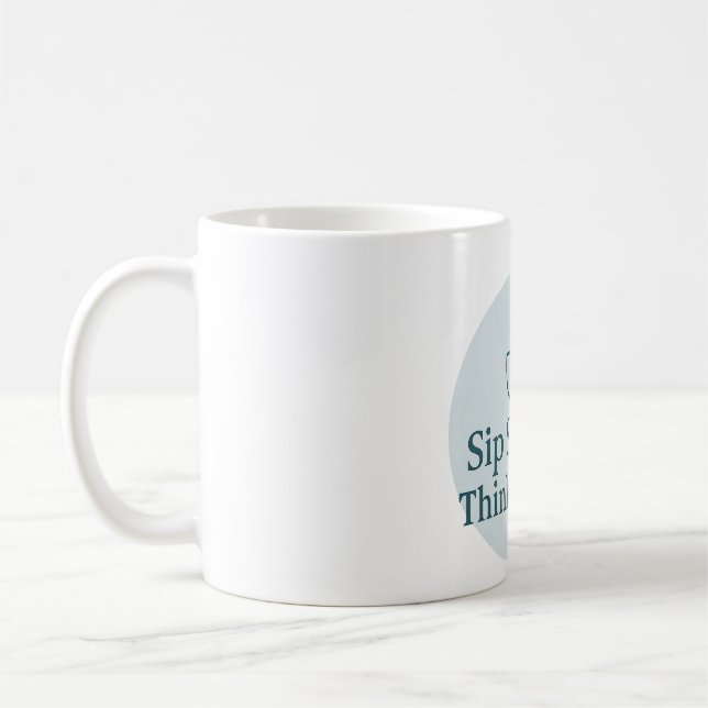 Taza De Café Mindful Moments Mug – Sip Slowly, Think Deeply (Izquierda)