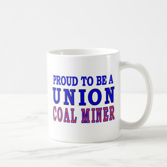 TAZA DE CAFÉ MINERO DE CARBÓN DE LA UNIÓN (Derecha)