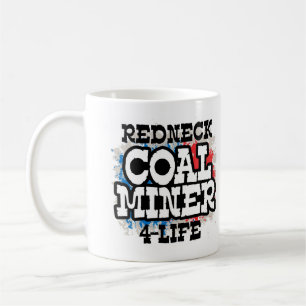 TAZA DE CAFÉ MINERO DE CARBÓN REDNECK